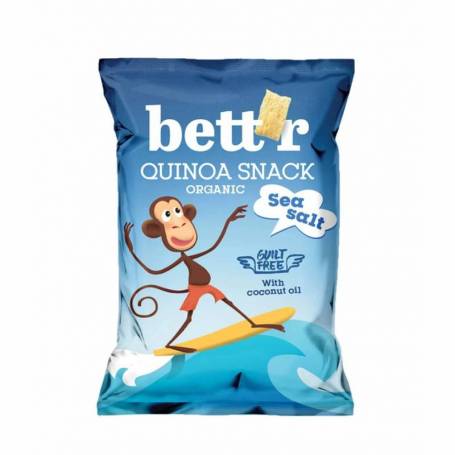 Quinoa snack cu sare, eco bio, 60g - Bettr