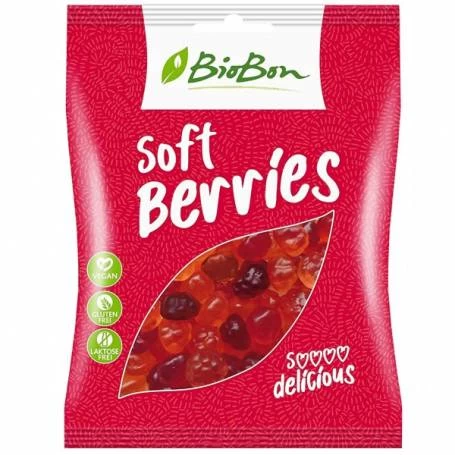 Jeleuri acrisoare de fructe de padure, eco-bio, 100g - BioBon
