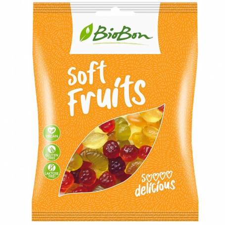 Jeleuri Jeleuri cu fructe, fara gluten, eco-bio, 100g - BioBon