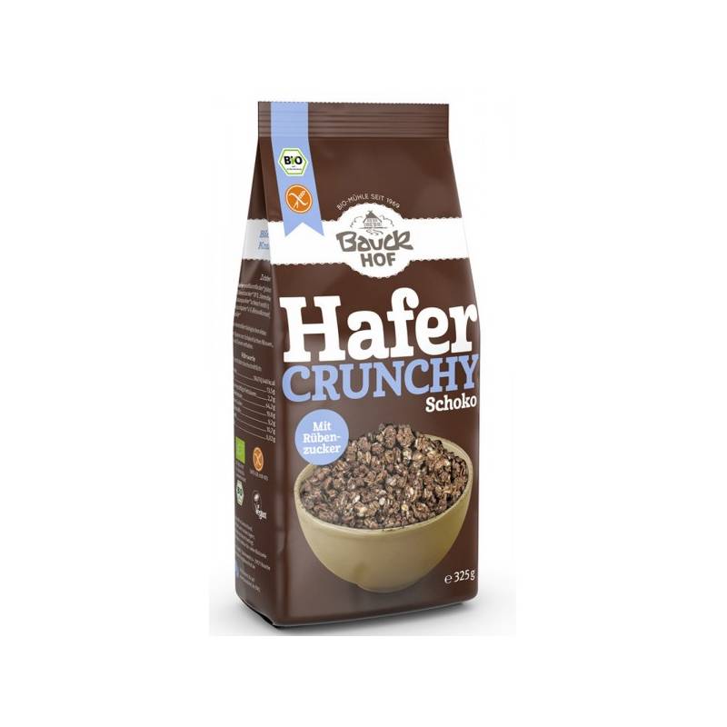 Ovaz crocant cu ciocolata, fara gluten, eco-bio, 325g - Bauck Hof
