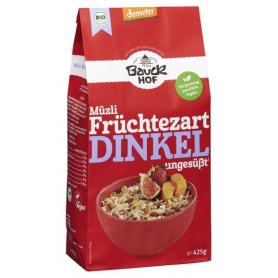 Musli de spelta cu fructe neindulcit, eco-bio, 425g - BauckHof