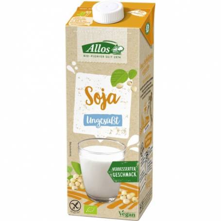 Bautura de soia, eco-bio, fara gluten, fara lactoza, 1l - Allos