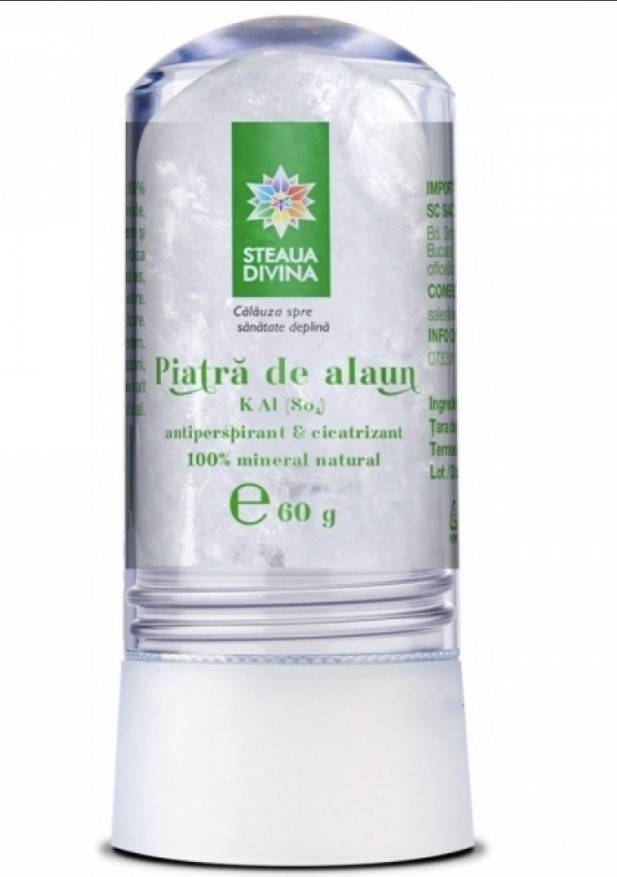 Deodorant piatra de alaun 60g - steaua divina