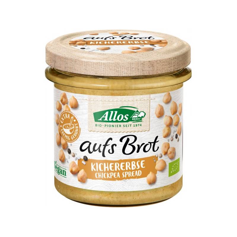 Crema tartinabila cu naut, eco-bio, 140g - Allos