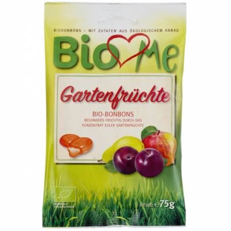 Bomboane cu fructe de gradina, eco-bio, 75g - BIO Loves Me