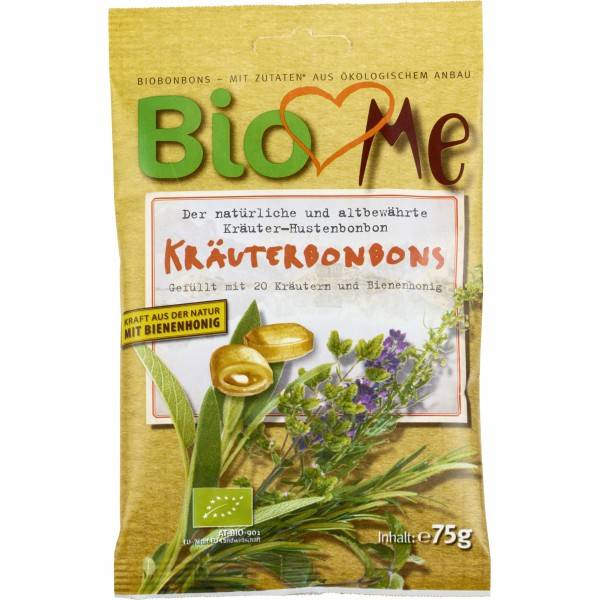 Bomboane cu plante si miere, eco-bio, 75g - bio loves me
