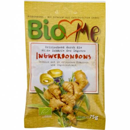 Bomboane cu ghimbir, eco-bio, 75g - BIO Loves Me