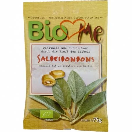Bomboane cu salvie, eco-bio, 75g - BIO Loves Me