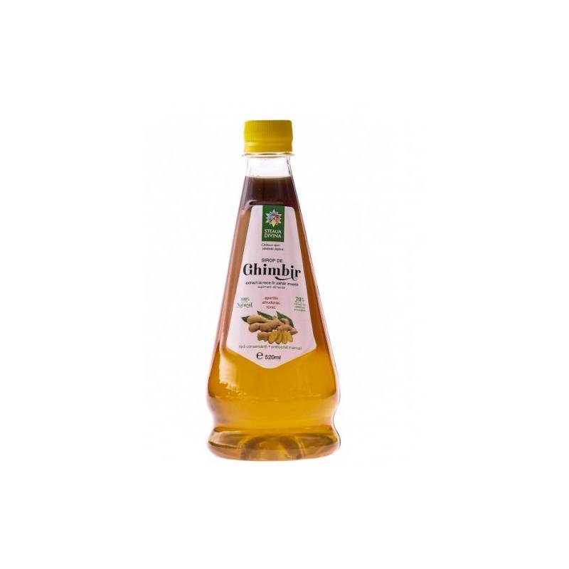Sirop de ghimbir, 520ml - Steaua Divina