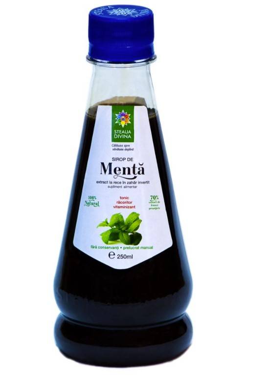 Sirop de menta 250ml - Steaua Divina