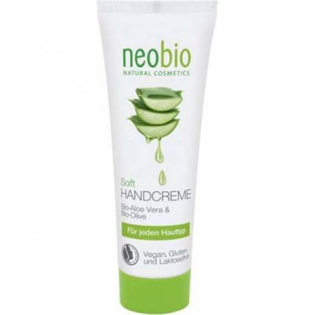 Crema de maini cu aloe vera si ulei de masline, 75ml - NeoBio