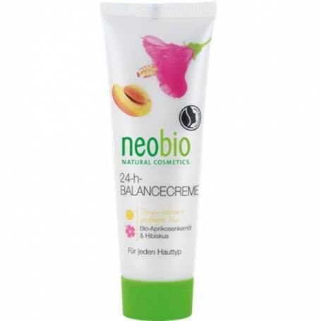 Crema echilibrare 24H cu ulei din samburi de caise, 50ml - NeoBio