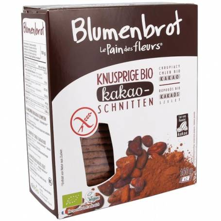 Paine cu cacao, fara gluten, eco-bio, 160g - Blumenbrot