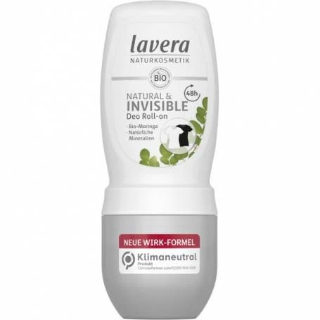 Deo Roll-on Natural si Invizibil, 50ml - Lavera