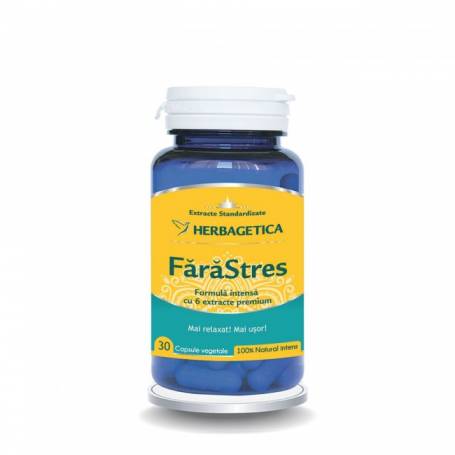 Fara Stres, 60cps si 30cps - Herbagetica