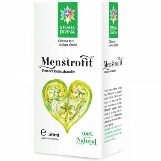 Menstrofit extract hidroalcoolic, 50ml - steaua divina