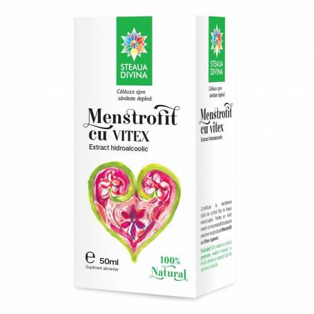 Tinctura Menstrofit cu vitex 50ml - Steaua Divina