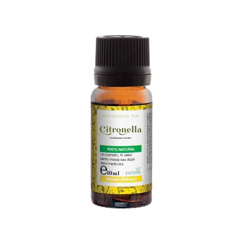 Ulei esential de citronella, 10ml - steaua divina