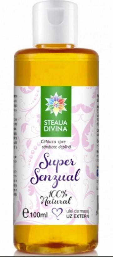 Ulei de masaj supersenzual, 100ml - steaua divina