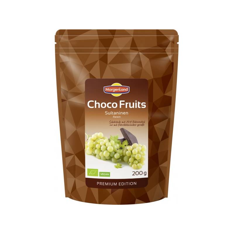 Stafide in ciocolata amaruie, 200g - MorgenLand