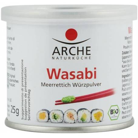 Wasabi pulbere din radacina de hrean, eco-bio, 25g - Arche