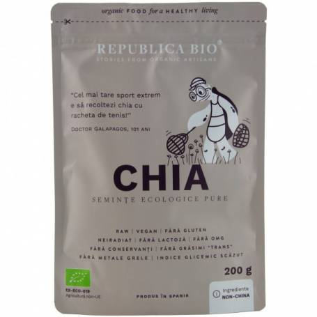 Chia seminte pure, eco-bio, 200g - Republica bio