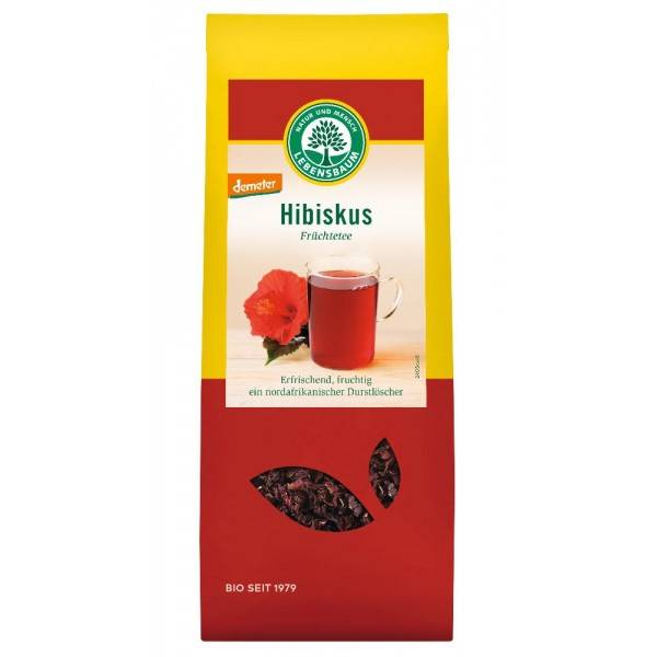 Ceai bio de hibiskus, eco-bio, 50g - lebensbaum