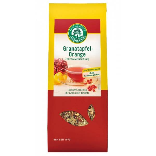 Ceai cu rodie si portocala, eco-bio, 75g - lebensbaum