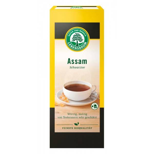 Ceai negru assam, eco-bio, 20plicuri - lebensbaum