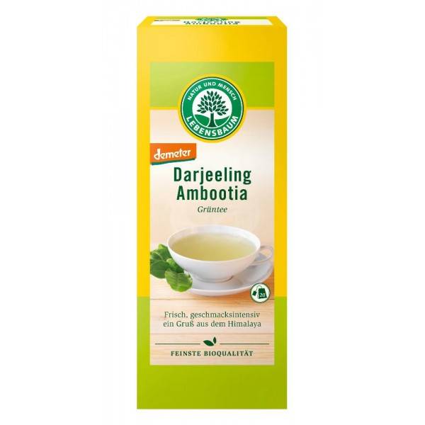 Ceai verde darjeeling, eco-bio, 20plicuri - lebensbaum