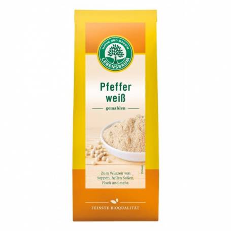 Piper alb macinat, eco-bio, 50g - Lebensbaum