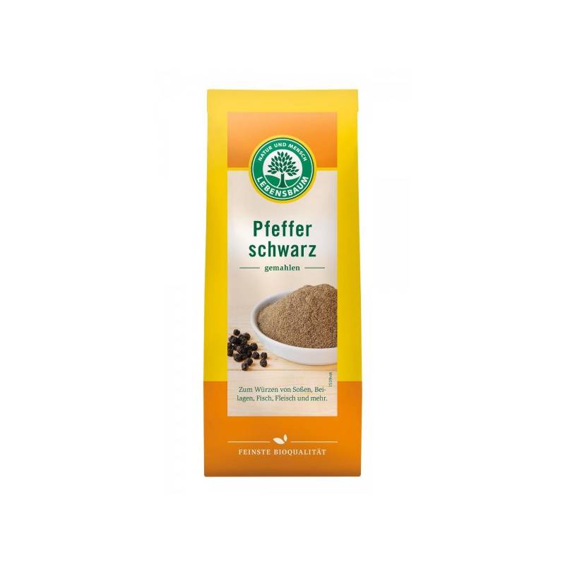 Piper negru macinat, eco-bio, 50g - Lebensbaum