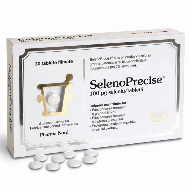 Seleno Precise, 60tbs si 30tbs - Pharma Nord
