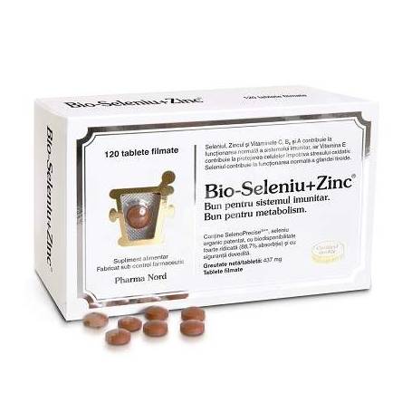 Bio-seleniu+zinc 120cpr PHARMA NORD