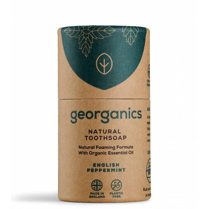 Sapun natural pentru curatarea dintilor 60ml - Georganics