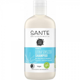 Sampon pentru par sensibil cu aloe vera, eco-bio, 250ml - Sante