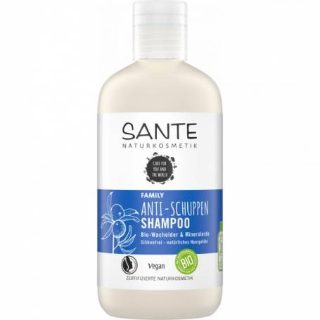 Sampon antimatreata cu ienupar si minerale, eco-bio, 250ml - Sante