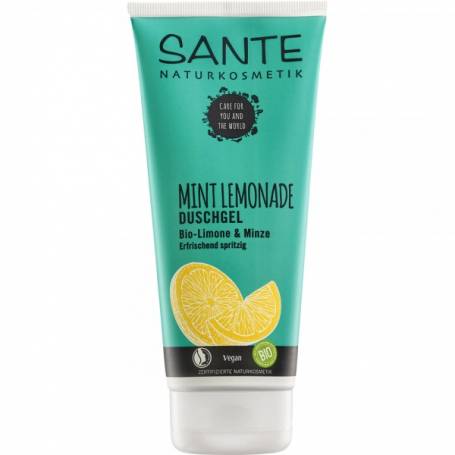 Gel de dus cu lamaie si menta, eco-bio, 200ml - Sante