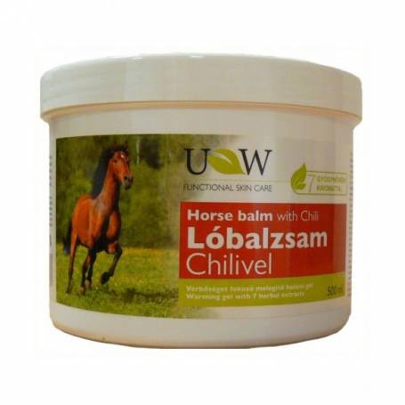 Balsam Puterea Calului cu chilli, 250ml - Herbavit