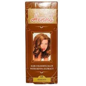 Balsam colorant pentru par nr13, nuanta aluna, 75g - Henna Sonia