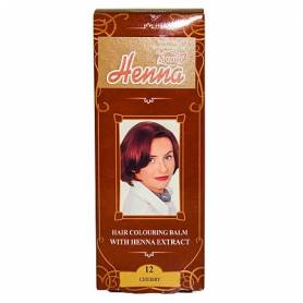 Balsam colorant pentru par nr12, nuanta cherry, 75g - Henna Sonia