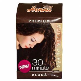 Vopsea de par cu henna, nuanta aluna, 30 minute - 60g - Henna Sonia