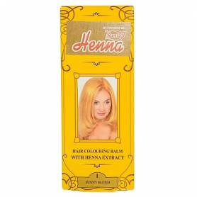 Balsam colorant pentru par nr. 1, nuanta blond auriu, 75g - Henna Sonia