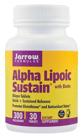 Alpha lipoic sustain 300mg 30tb - jarrow
