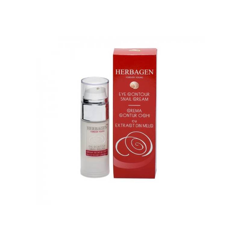 Crema contur ochi cu extract din melc, 30ml - Herbagen