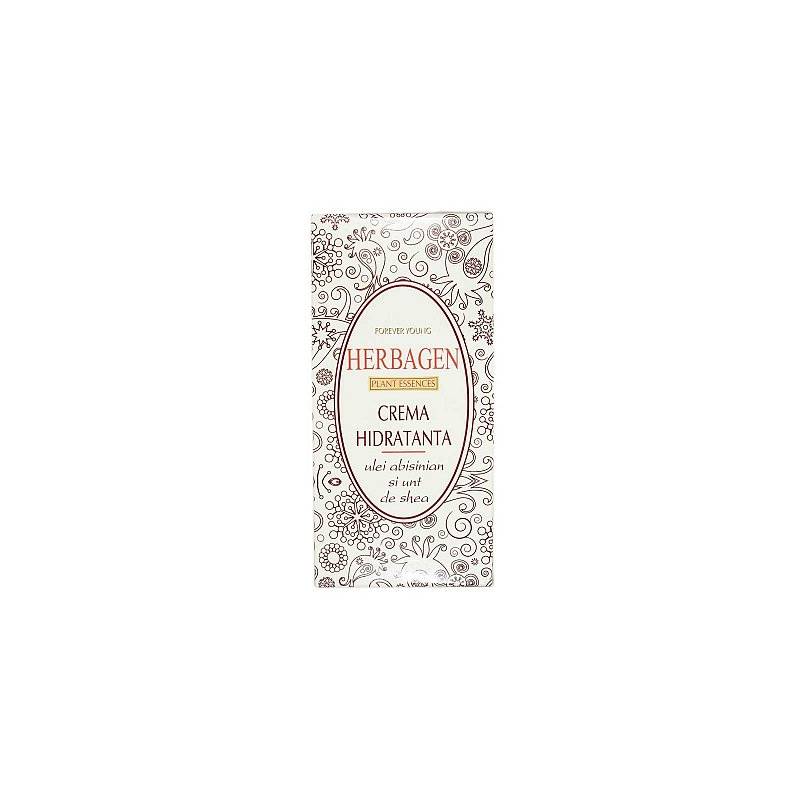Crema hidratanta cu ulei abisinian si unt de shea, 100g - Herbagen