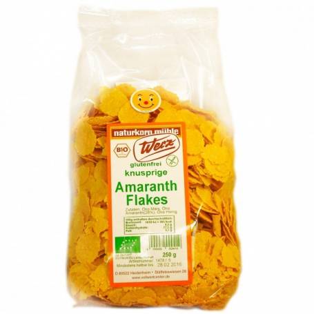 Fulgi de amaranth si porumb 250g - eco-bio - fara gluten - WERZ