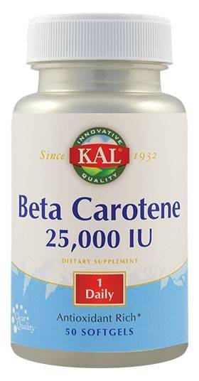 Beta carotene 25000ui 50tb - kal - secom