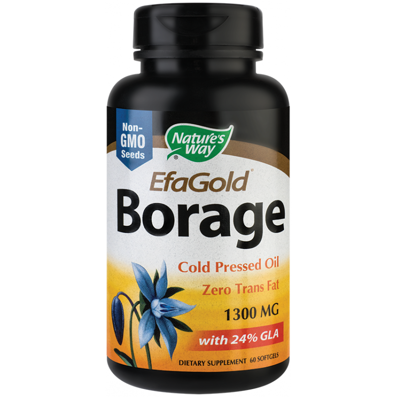 Borage EfaGold 1300mg 60 caps moi - Natures Way - Secom
