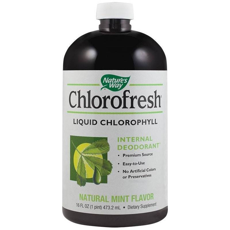 Chlorofresh Mint Liquid 473,20ml - Natures Way - Secom